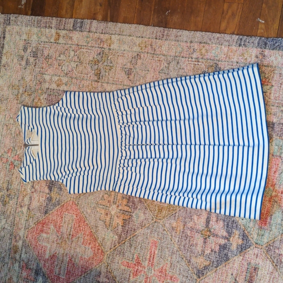 J Crew | Daybreak Striped Fit & Flare Dress | EUC - Picture 2 of 5